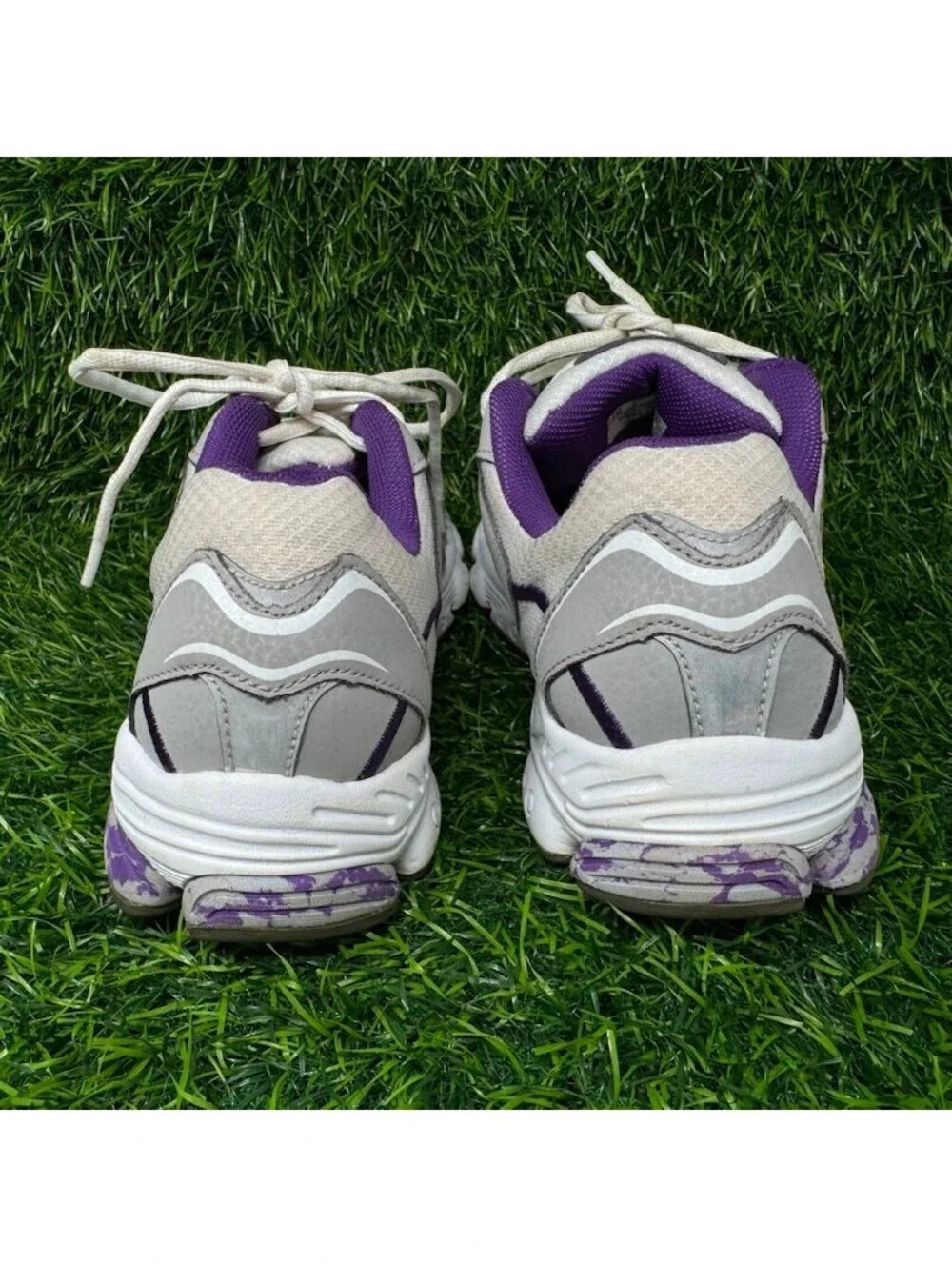 Ryka Ultimate 2 Womens Size 8M Running Shoes Gray Purple Sneakers 2249